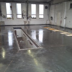 betonová podlaha na Slevarně TŽ Třinec